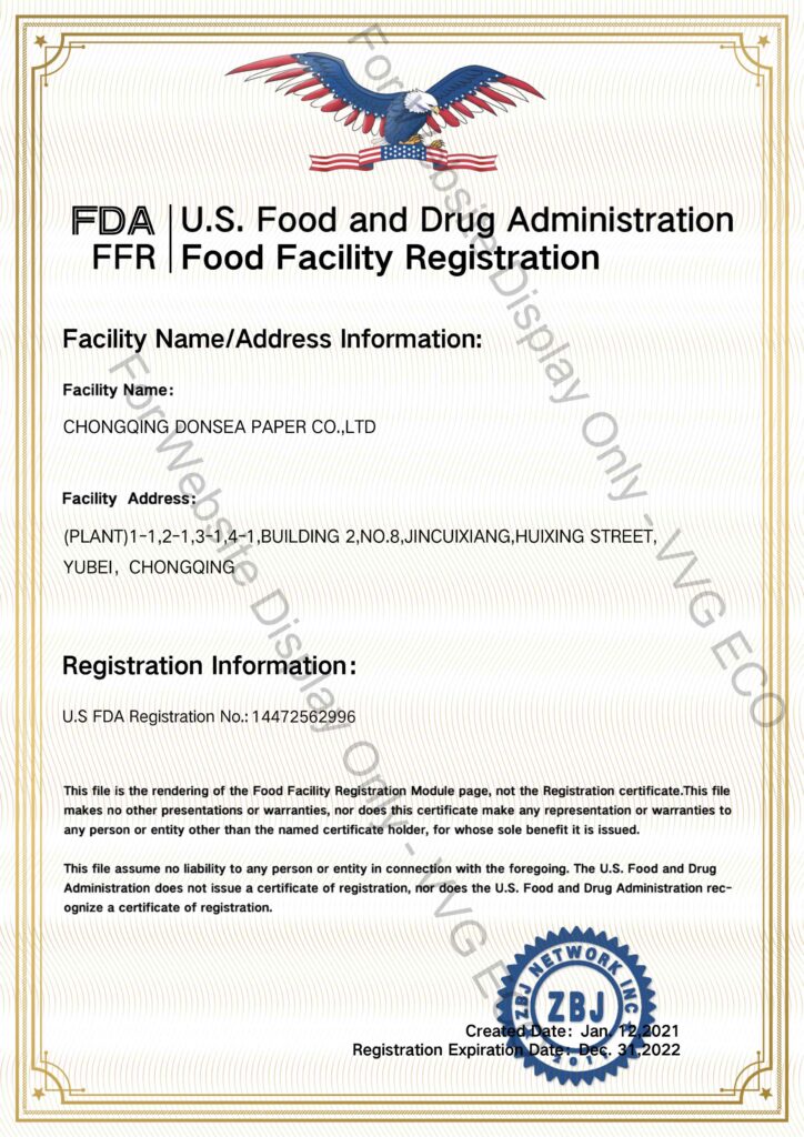 FDA Certificate 02 - VVG ECO