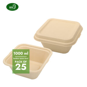 Bamboo Pulp engangs lunsjboks