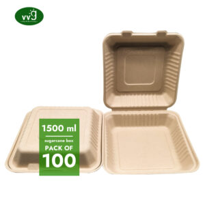 Bagasse Clamshell matbeholdere