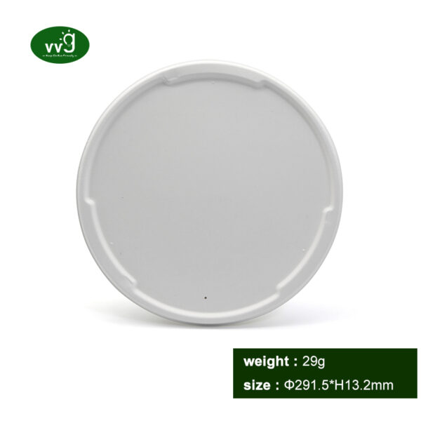 The Lid Of The Biodegradable Disposable Bagasse Paper Bowl