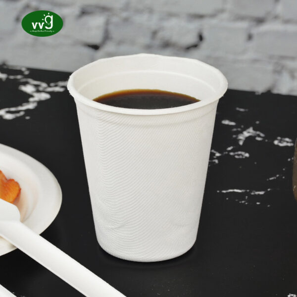 Sugarcane Fibers Compostable Cups With Lids