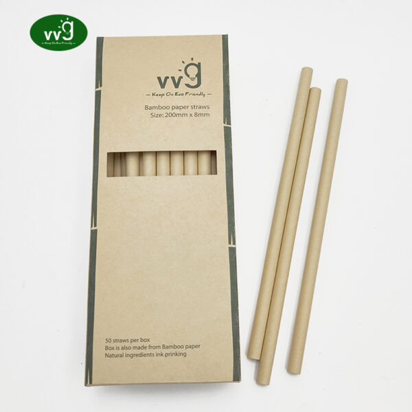 Compostable Bamboo Fiber Straw