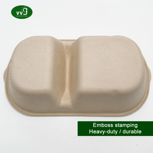 Disposable Sugarcane Pulp Take Out Container Food Boxes