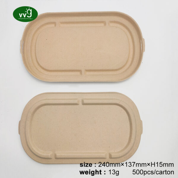 Sugarcane Bagasse To Go Boxes Lids