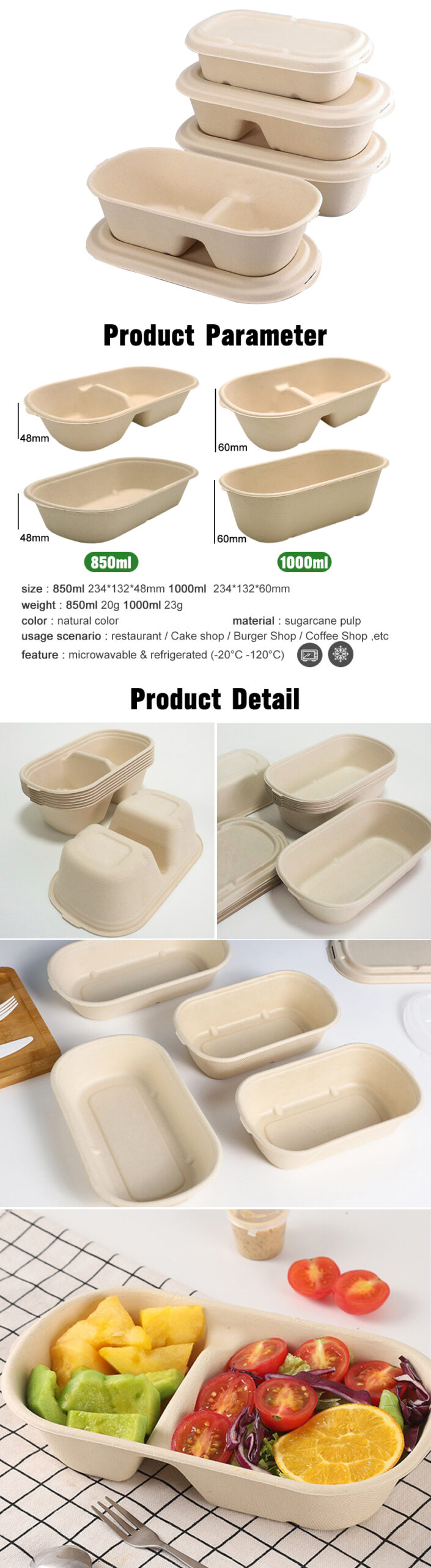 bagasse sugarcane box